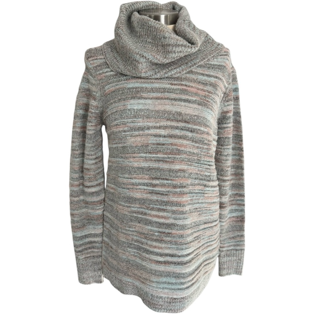 Charlie B Space Dyed Turtleneck Sweater size small. Preowned